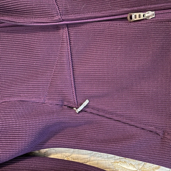 Spyder Royal Purple Zip Thermal Fleece Jacket - S - Picture 8 of 8